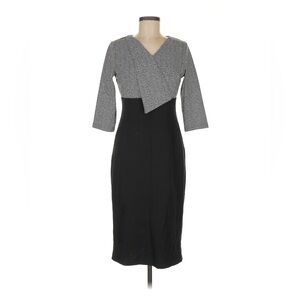 Elegant Black and Gray Women's Dress